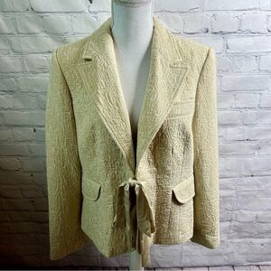 Tommy Hilfiger Cream & Gold Classic Blazer XL
